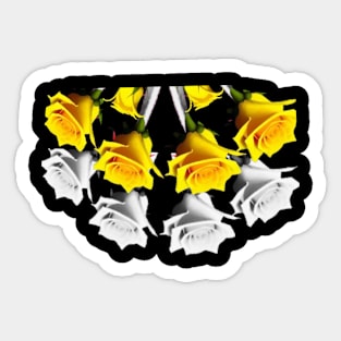 beautyful floral art Design. Sticker